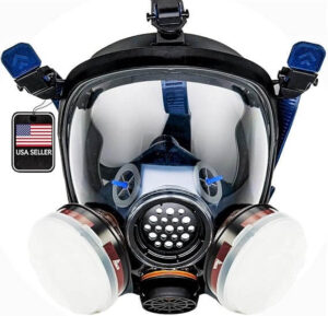 Nuclear and Chemical Full Face Respirator/Gas Mask