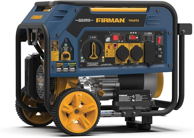 Firman 5000/4000W Tri Fuel Portable Generator 